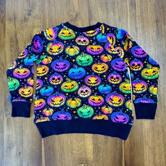 BUMS & ROSES Pumpkin Sweater Baby 12-18 M NEW Bamboo Glow Hard or Glow Home NWT - Picture 2 of 7